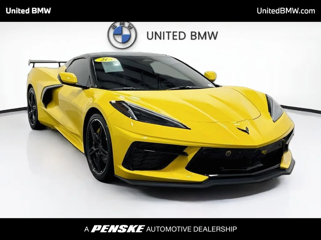 Used 2025 Competition Yellow Chevrolet Stingray image 3