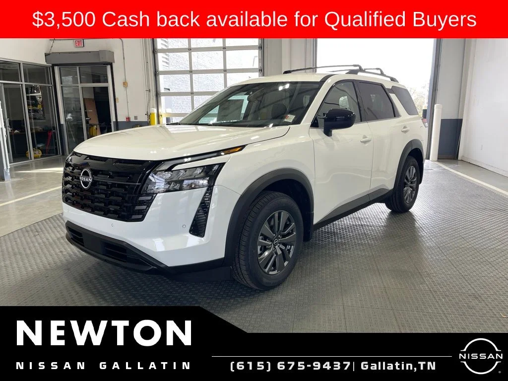 New 2026 Glacier White Nissan SV image 5