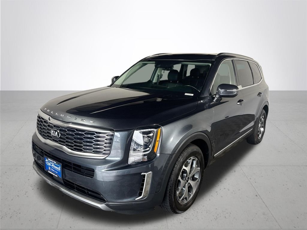 Used 2021 Gray Kia EX image 2