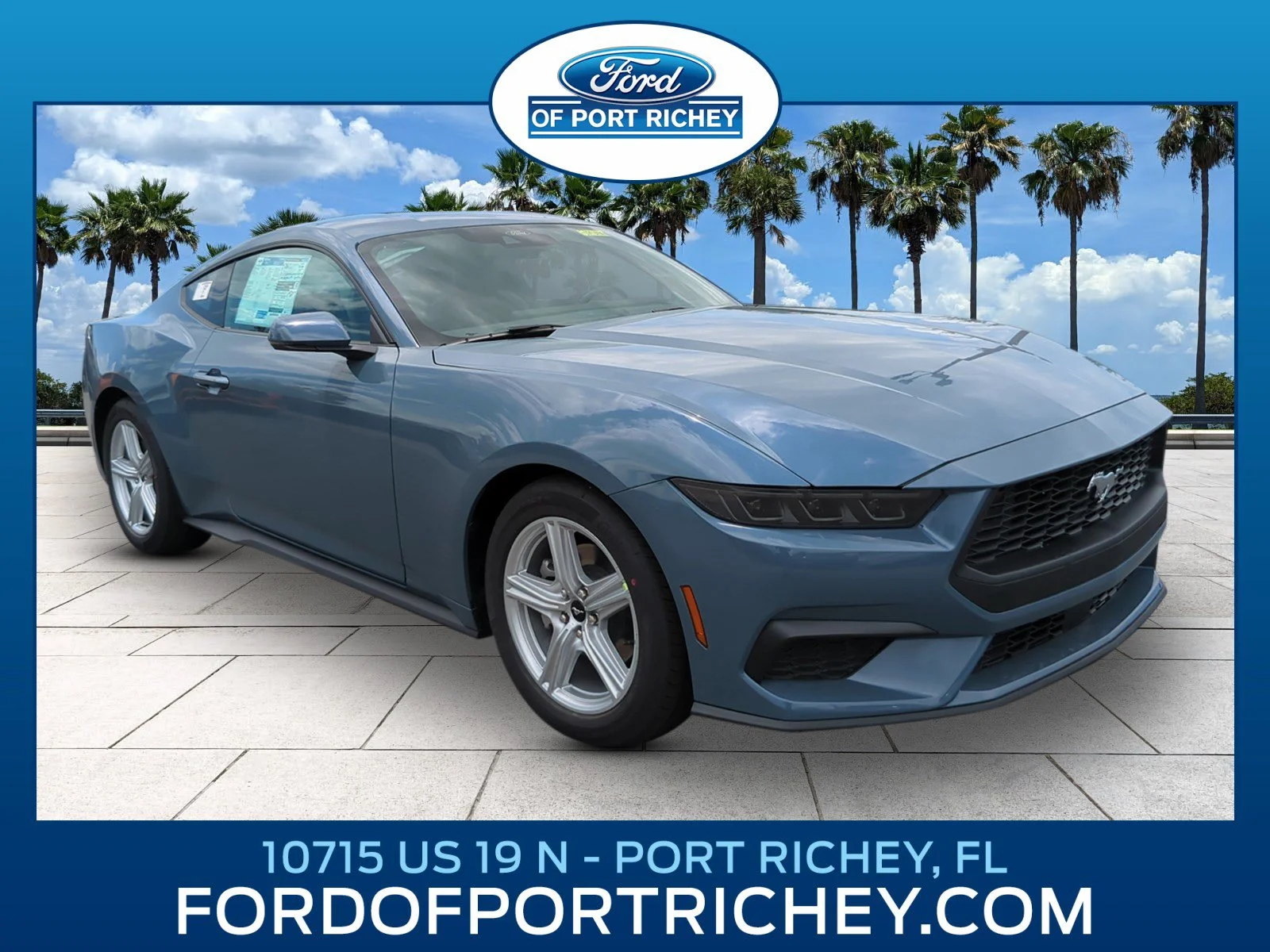 New 2026 Vapor Blue Metallic Ford EcoBoost® Premium Fastback image 1