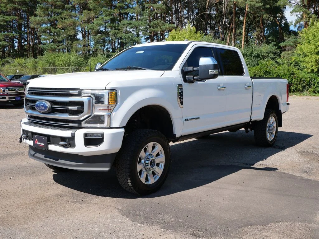 Certified 2021 Ford F-250 Super Duty Platinum with VIN 1FT8W2BT6MEE00738 for sale in White Bear Lake, Minnesota