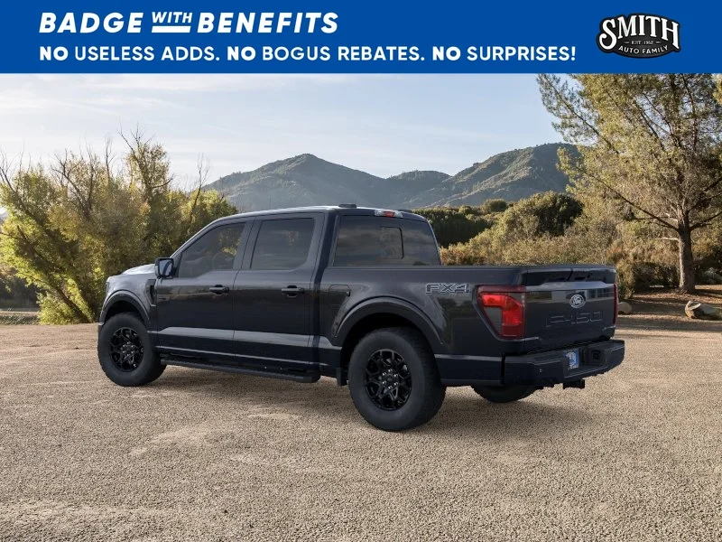 New 2025 Agate Black Metallic Ford XLT image 5