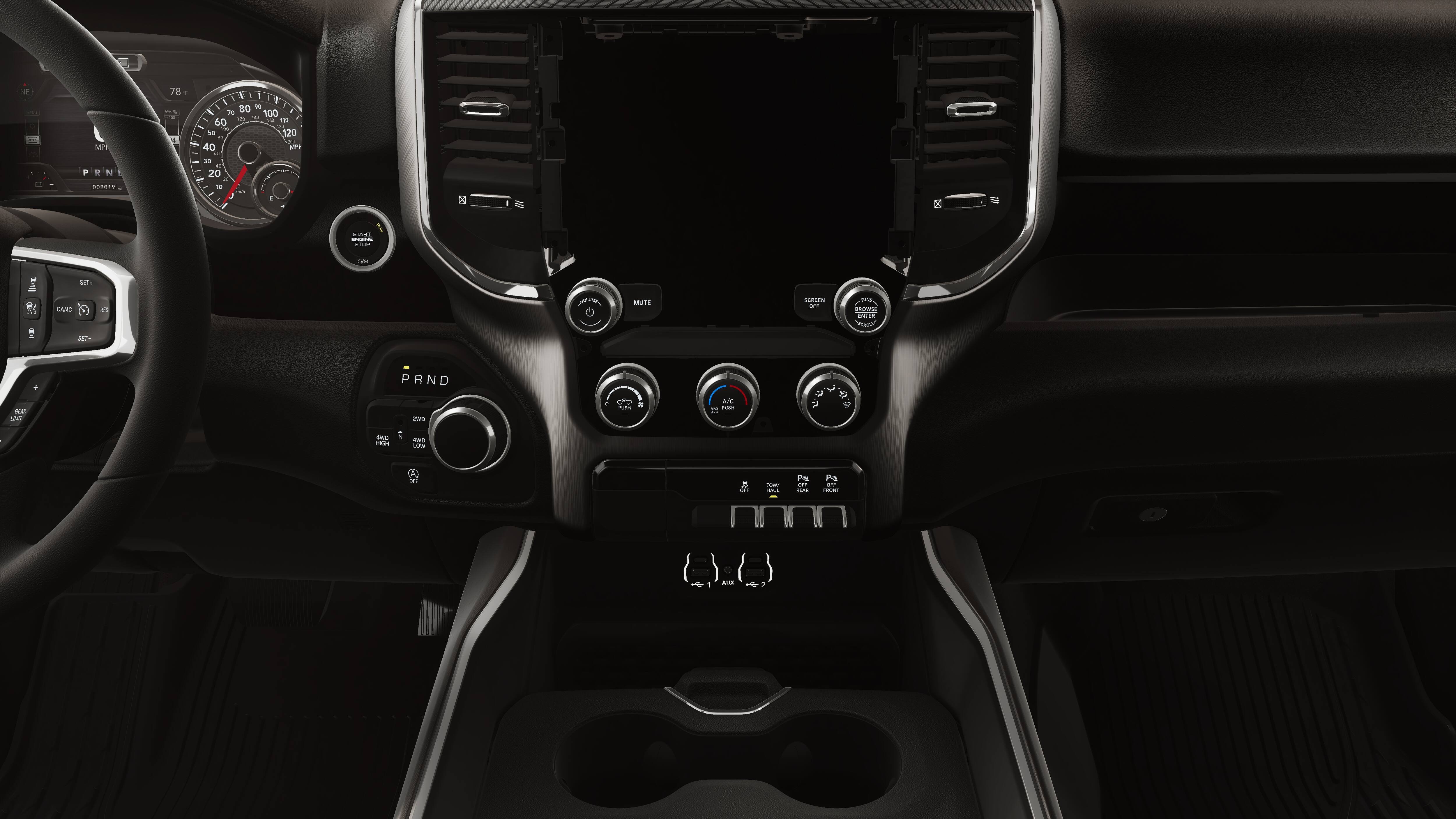 New 2026 Diamond Black Crystal Pearl-Coat Exterior Paint RAM  image 5