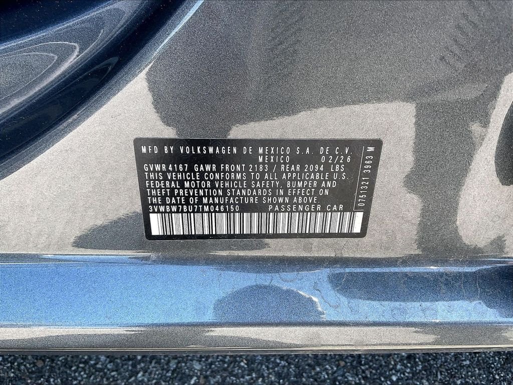 New 2026 Platinum Gray Metallic Volkswagen 1.5T Sport image 16