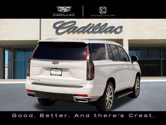 Used 2023 Crystal White Tricoat CADILLAC Premium Luxury Platinum image 2