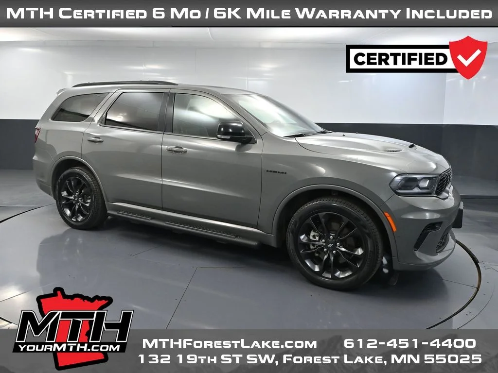 Certified Used 2024 Gray Dodge R/T Premium image 1