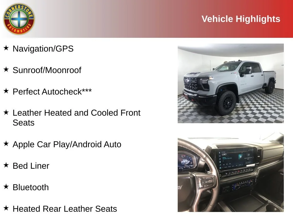 Used 2025 Chevrolet Silverado 2500HD ZR2 with VIN 1GC4KYEY1SF210857 for sale in Elk River, Minnesota