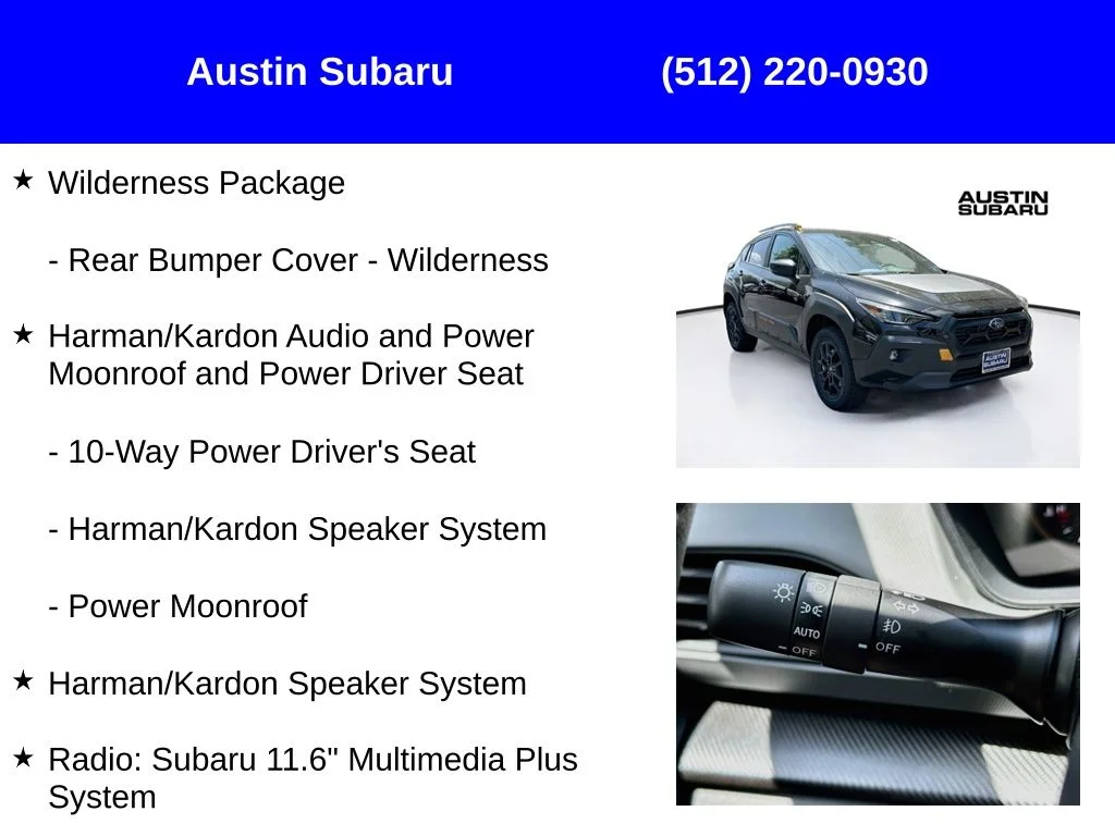 New 2026 Black Subaru Wilderness image 17