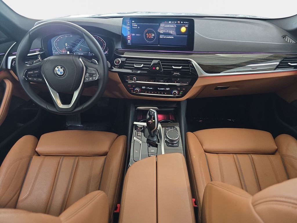 Certified Used 2023 Mineral White Metallic BMW 530i image 12