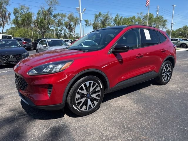 Certified Used 2020 Red Metallic Ford SE Sport image 10