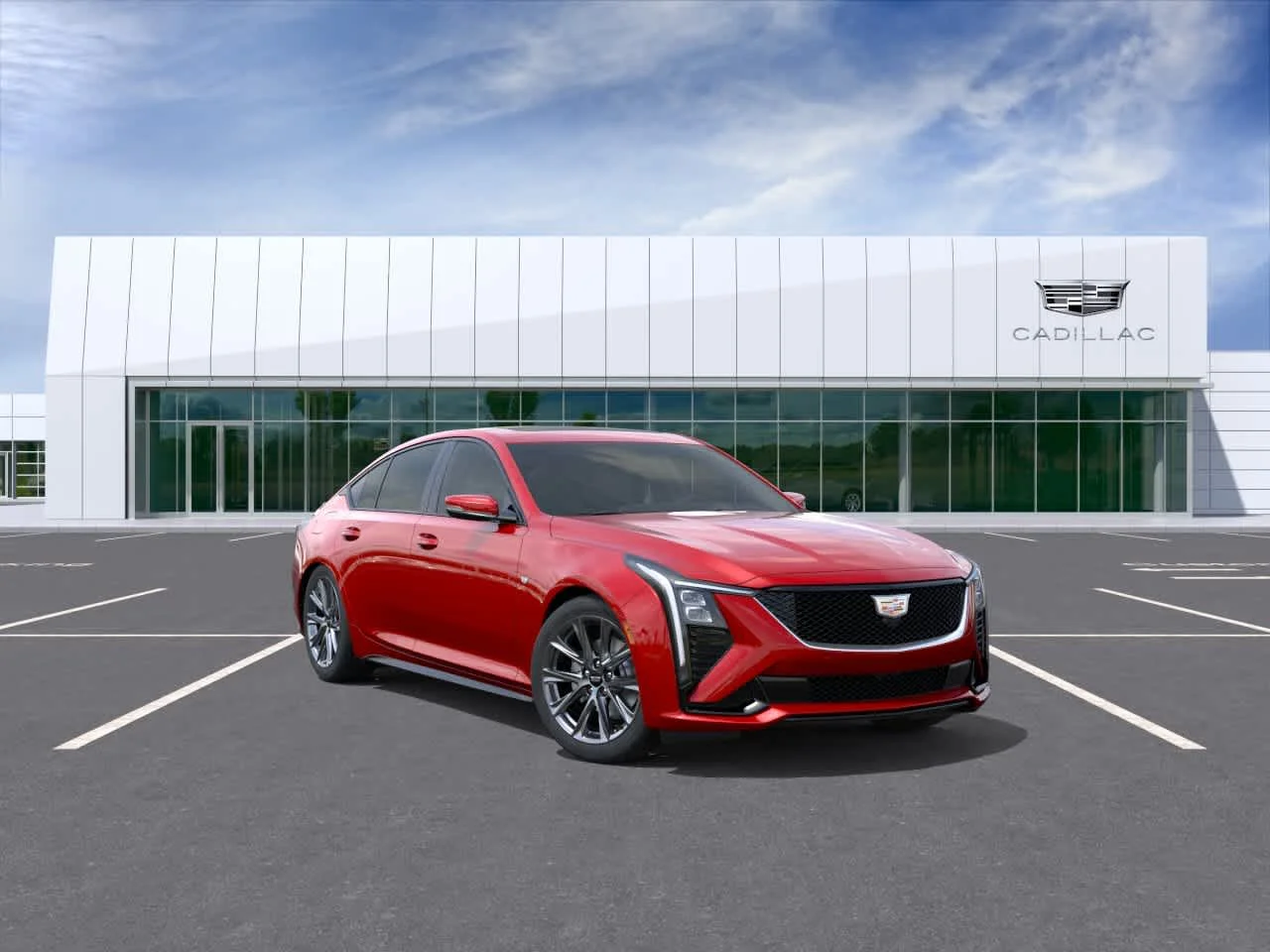 New 2026 Radiant Red Tintcoat Cadillac Sport image 1