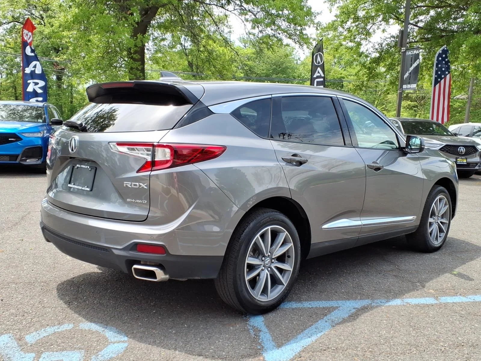 Used 2024 Liquid Carbon Metallic Acura SH-AWD TECH image 6