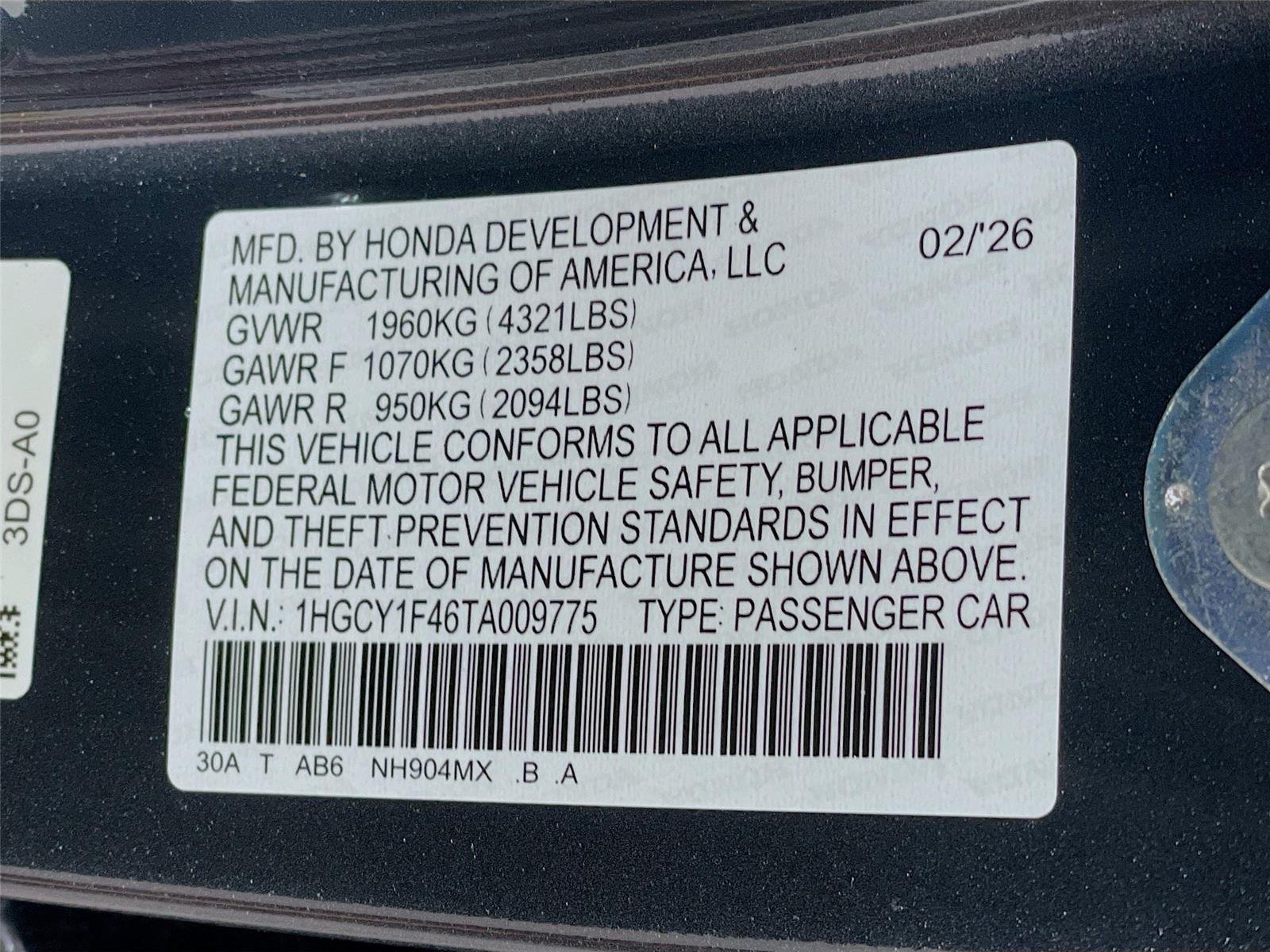 2026 Honda Accord SE - Photo 22