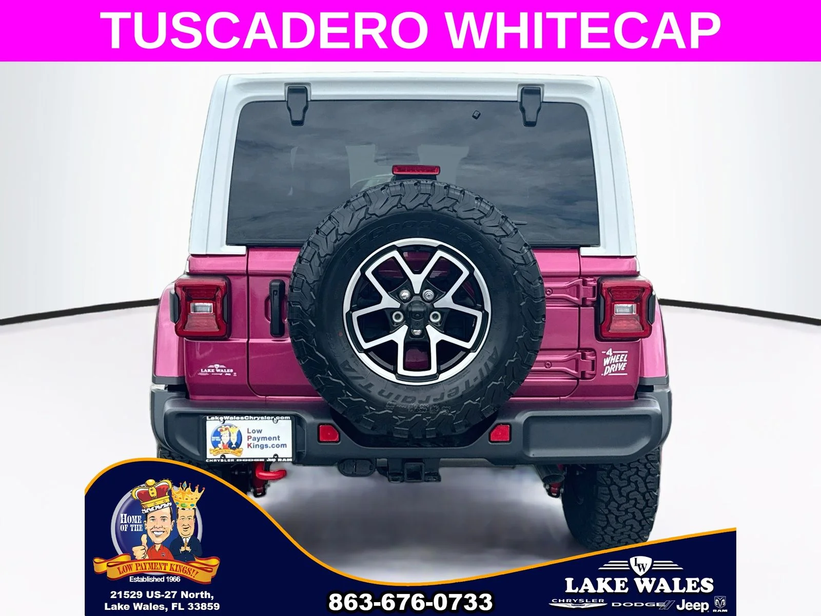 New 2026 Tuscadero Pearl-Coat Exterior Paint Jeep Rubicon image 5