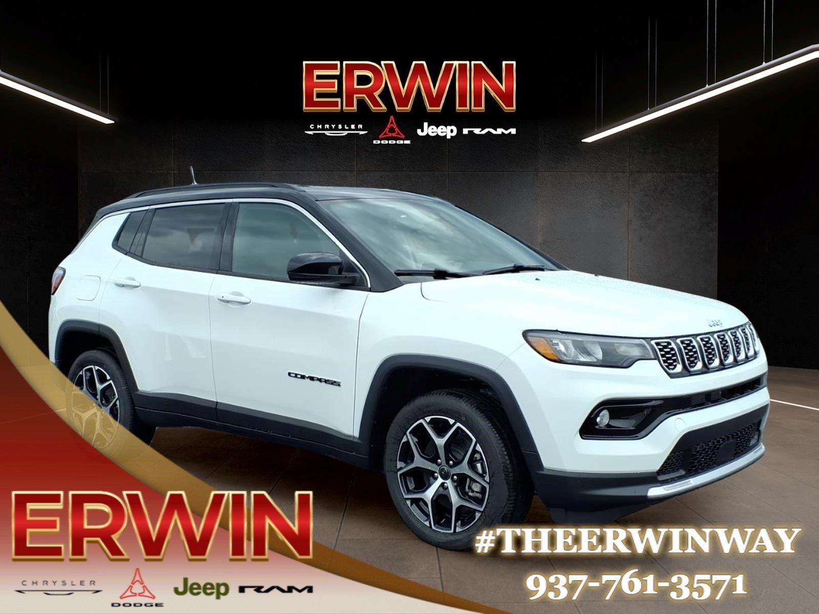 New 2026 Bright White Clearcoat Jeep Limited image 1