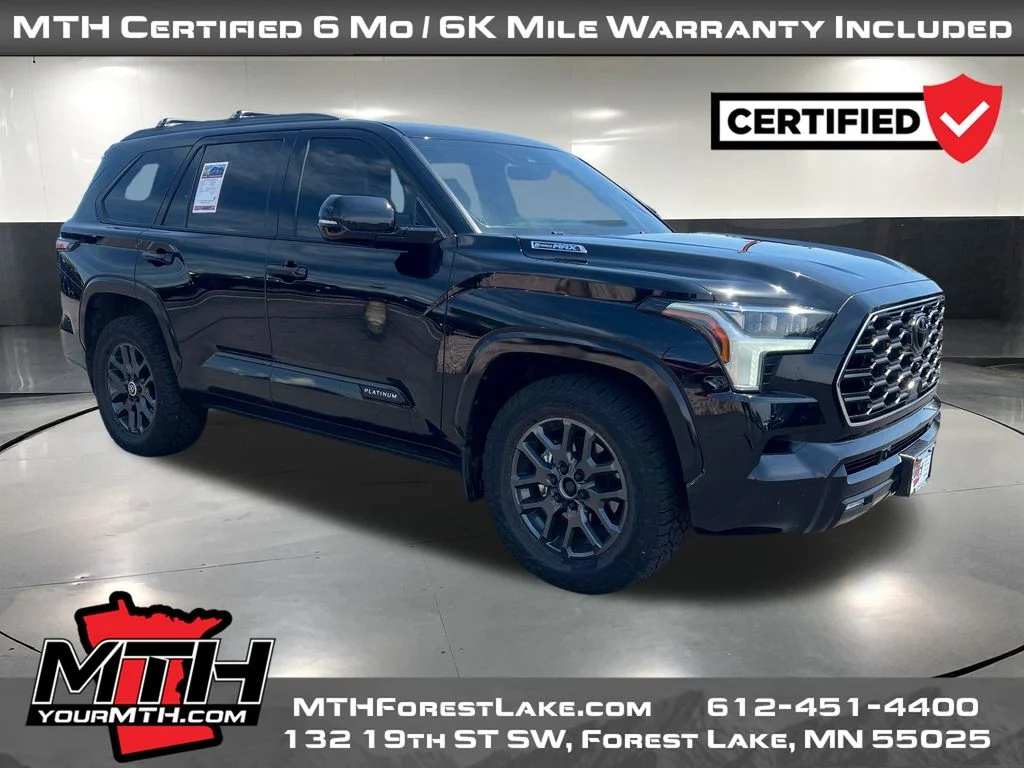 Certified Used 2024 Black Toyota Platinum image 1