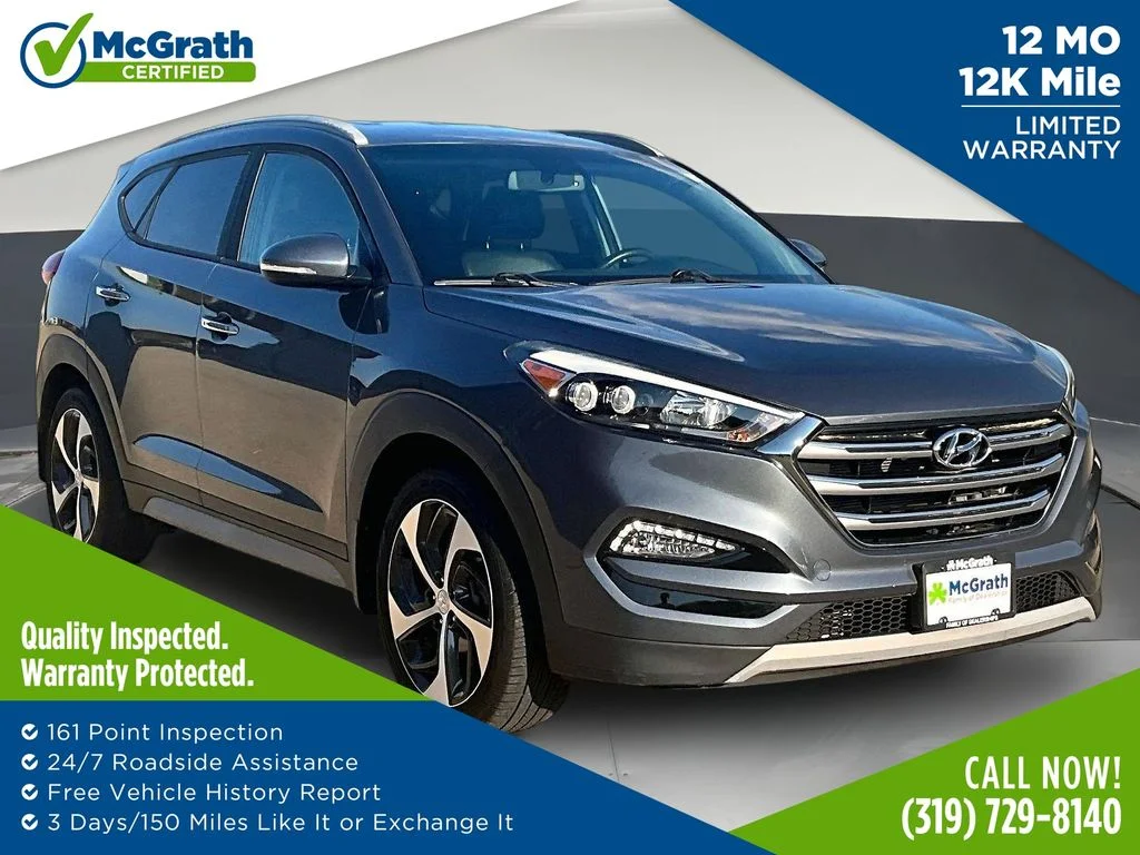 Certified Used 2018 Gray Hyundai Limited image 1