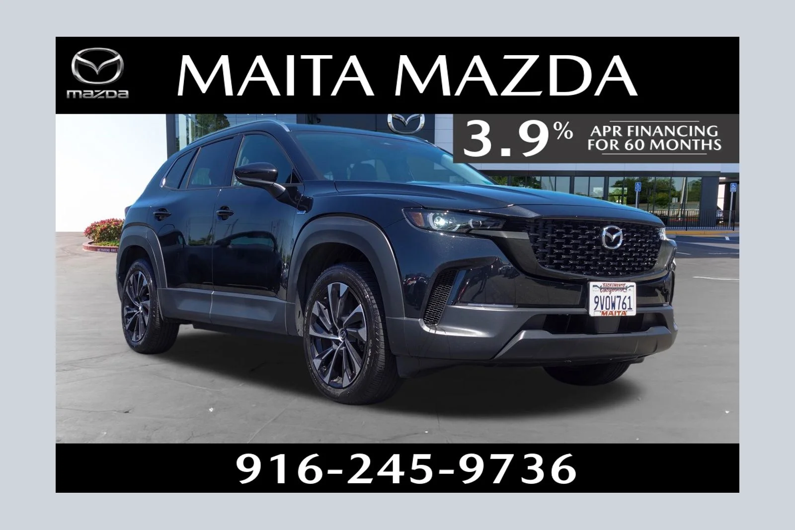 Certified Used 2025 Jet Black Mica Mazda Premium Plus image 1
