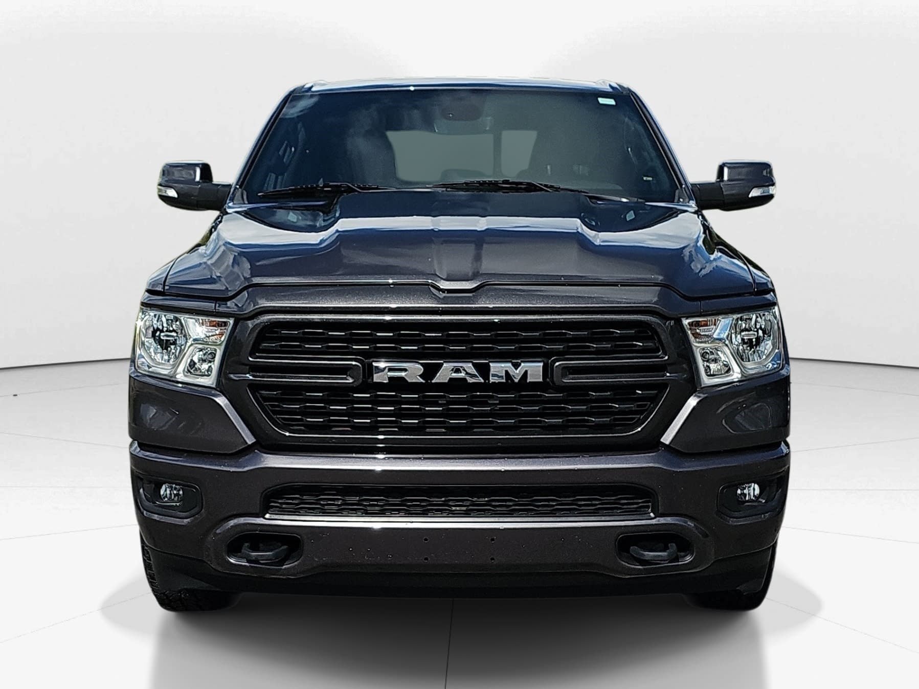 Used 2022 Granite Crystal Metallic Clearcoat Ram Big Horn image 8