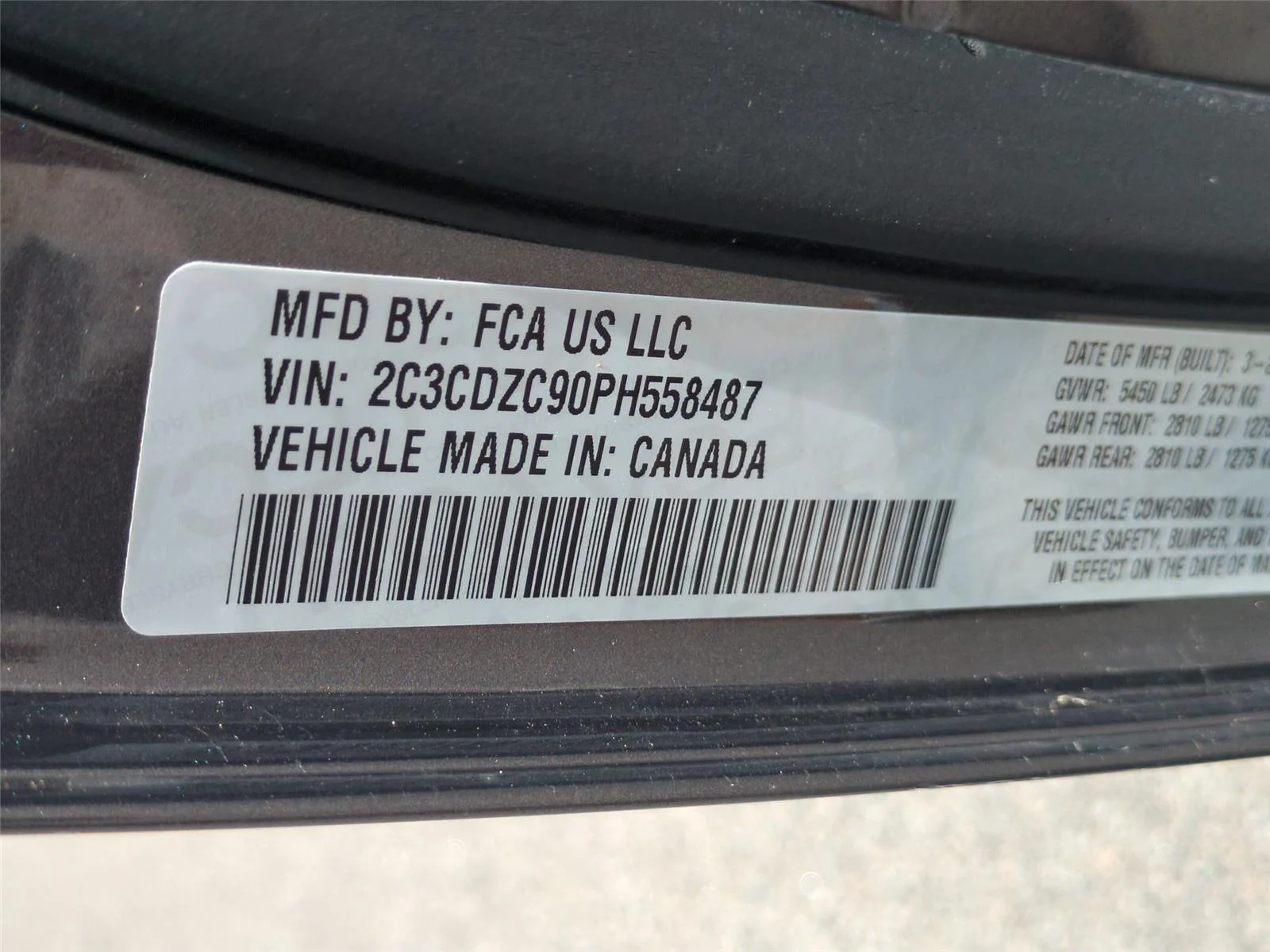 Used 2023 Granite Pearlcoat Dodge SRT Hellcat Jailbreak image 36
