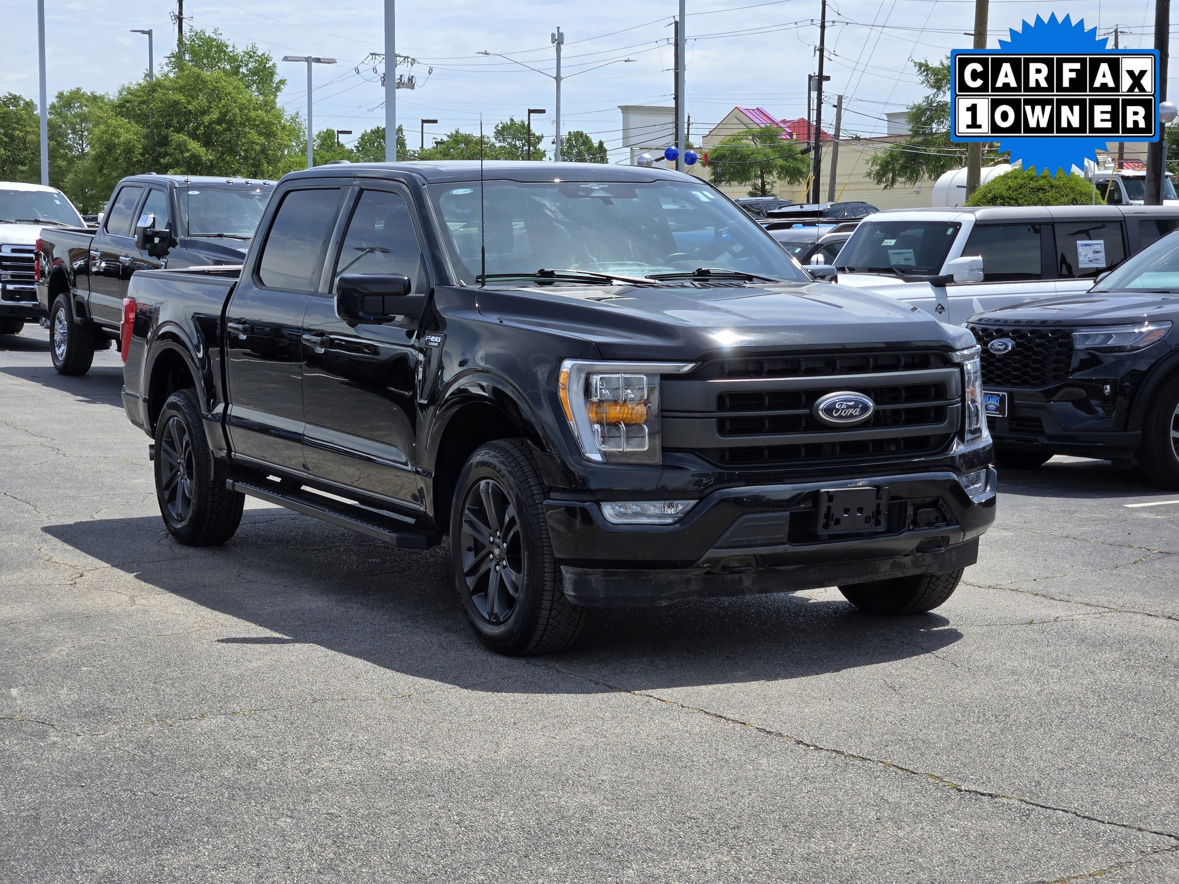 Certified Used 2023 Black Metallic Ford Lariat image 3