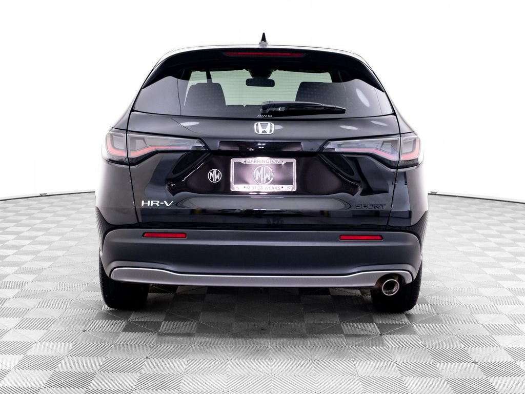 Certified Used 2024 Crystal Black Pearl Honda 5DR AWD SPORT image 5