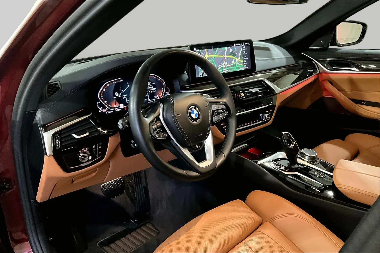 Used 2023 Aventurin Red Metallic BMW 530i xDrive image 17