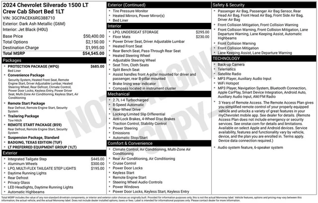 2024 Chevrolet Silverado 1500 LT