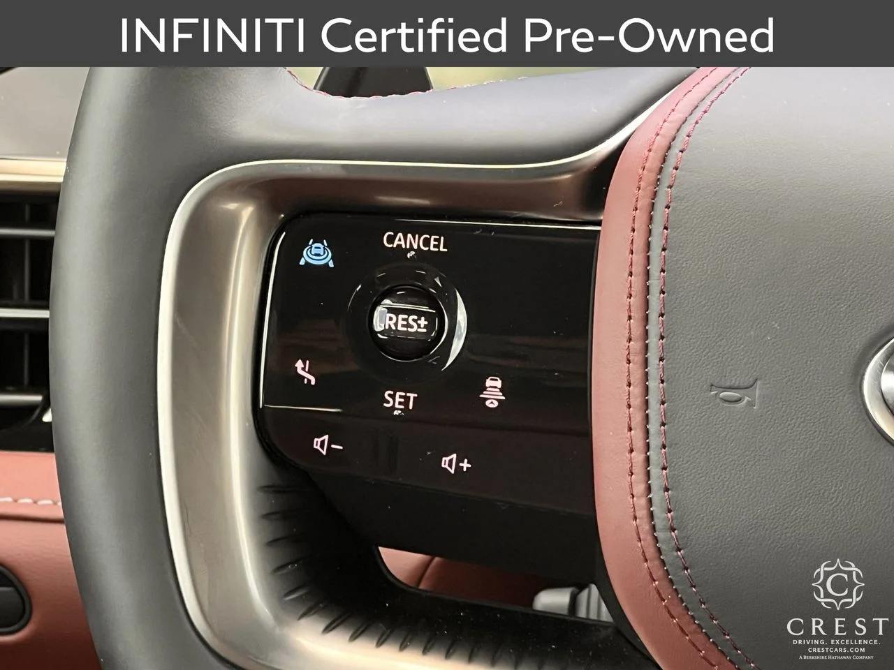 Certified Used 2026 Radiant White Black Obsidian INFINITI AUTOGRAPH image 15