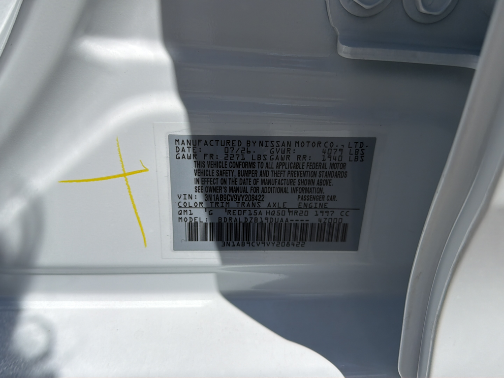 New 2027 White Nissan SV image 46