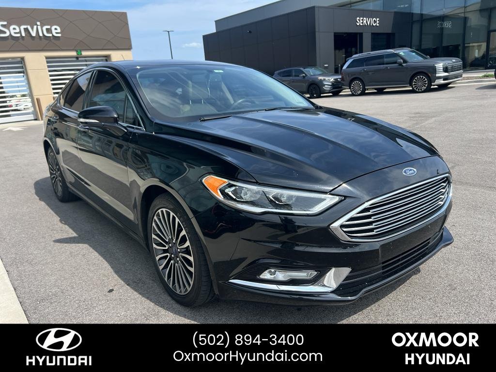 Used 2018 Shadow Black Ford Titanium image 1