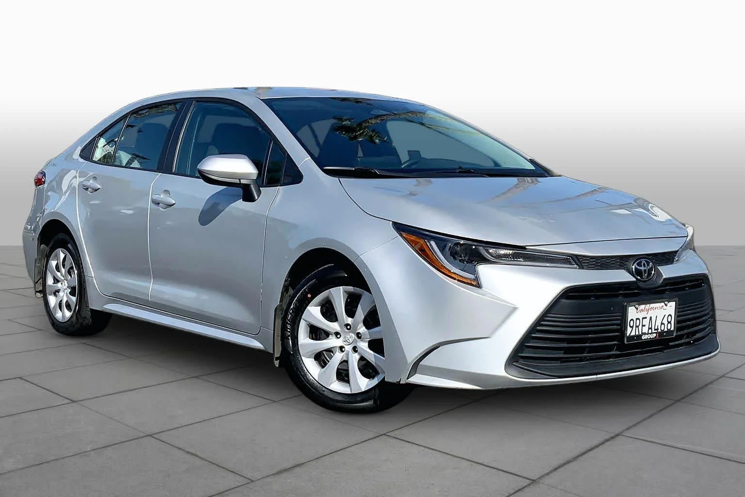 Certified Used 2025 Classic Silver Metallic Toyota LE image 2