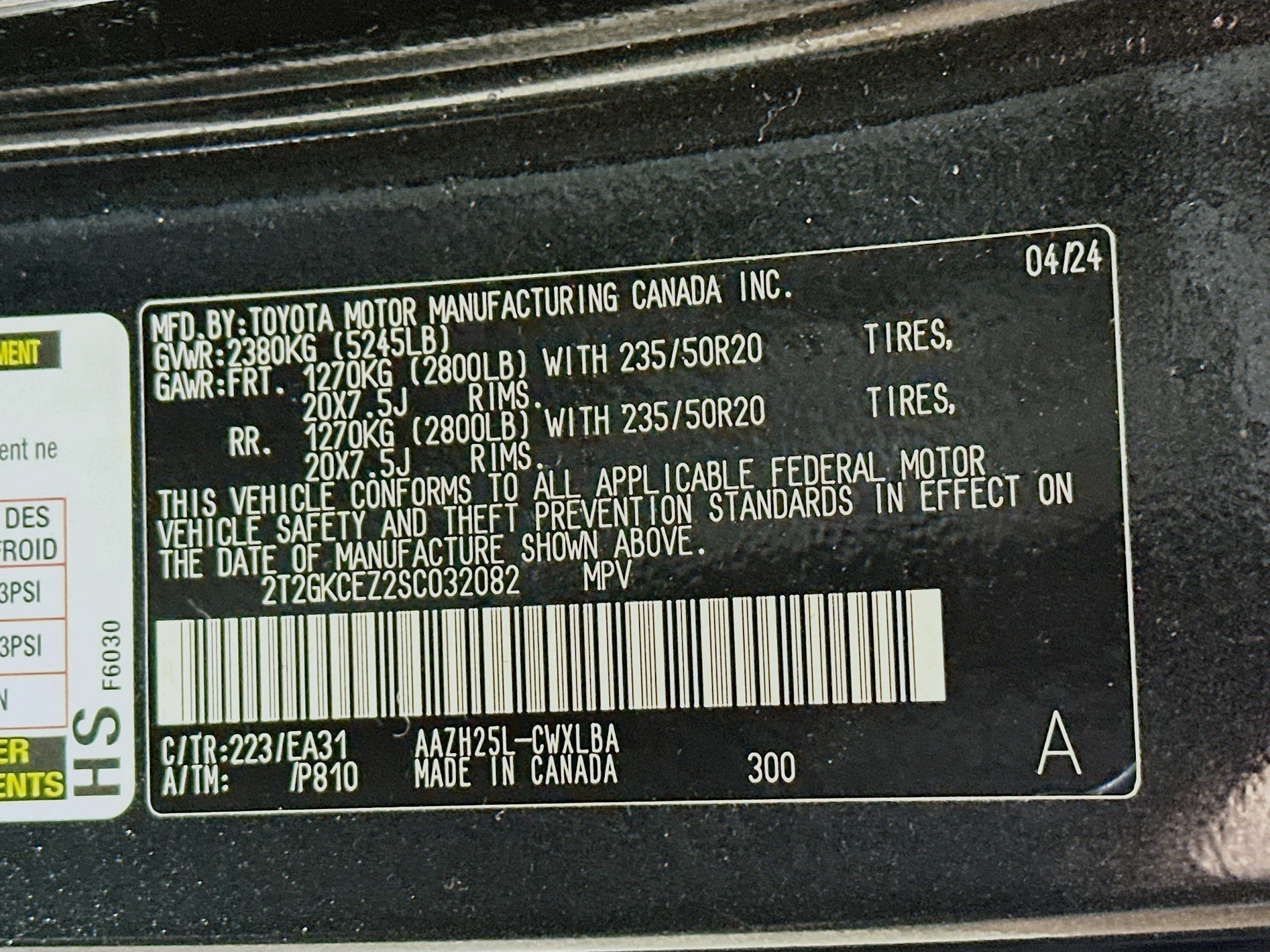Certified Used 2025 Caviar Lexus 350h Premium image 30