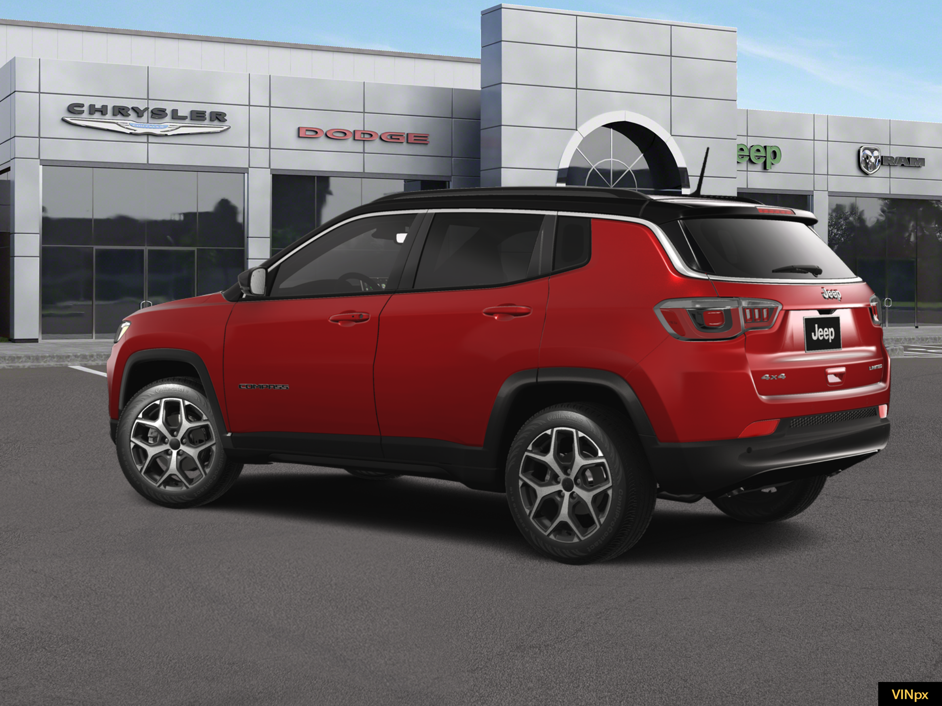 New 2026 Red Hot Pearlcoat Jeep Limited image 4