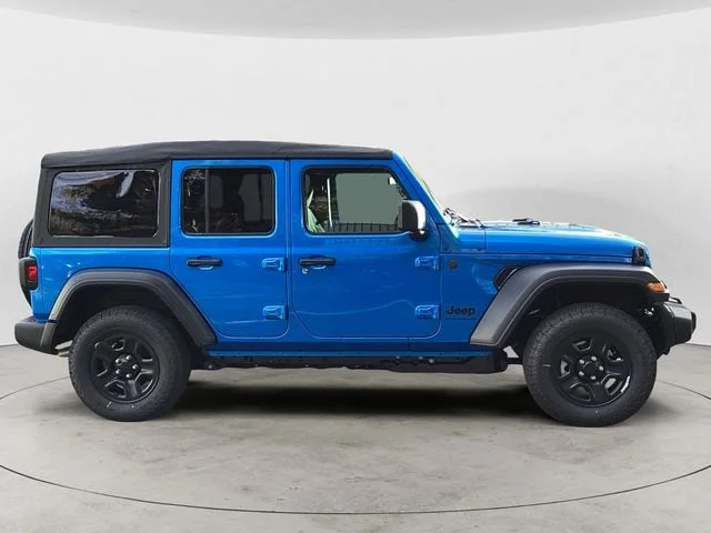 New 2026 Hydro Blue Pearl Coat Jeep 4-DOOR SPORT image 7