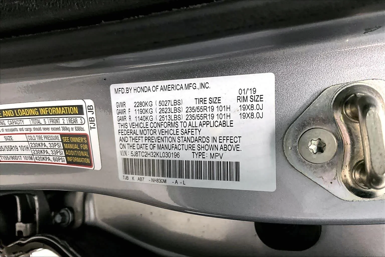 Used 2019 Lunar Silver Metallic Acura  image 18