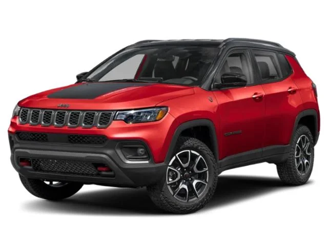 New 2026 Red Hot Pearl-Coat Exterior Paint Jeep Trailhawk image 1