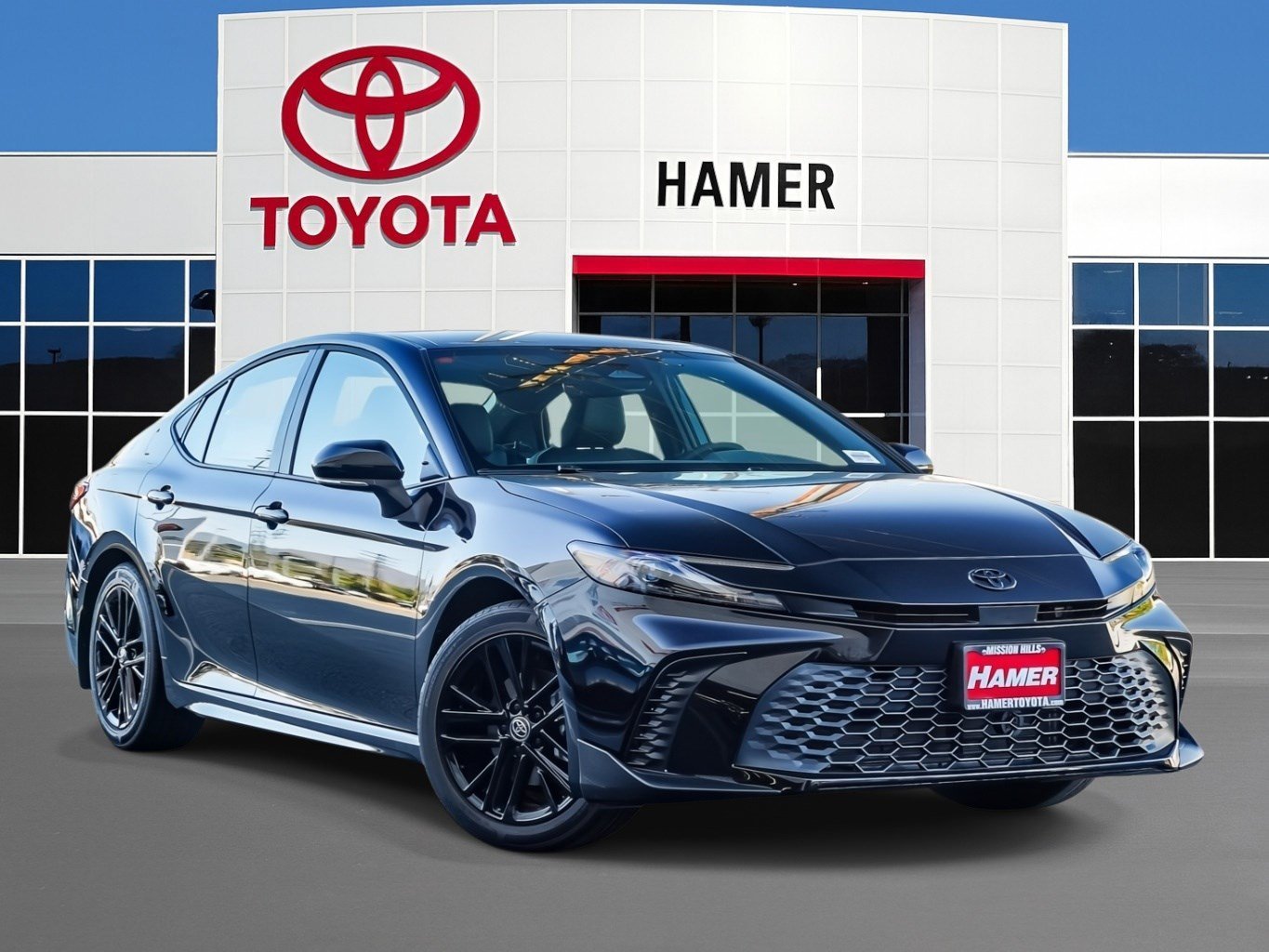 New 2026 Midnight Black Metallic Toyota SE image 1