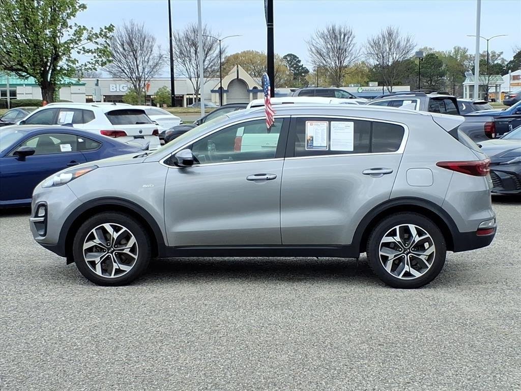 Used 2021 Sparkling Silver Kia EX image 32