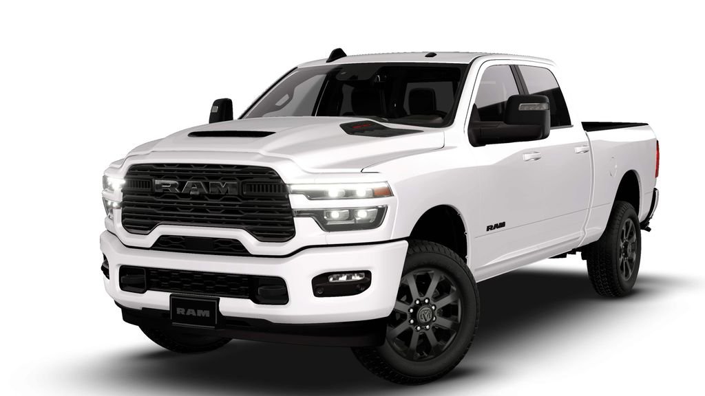 New 2026 Bright White Clear-Coat Exterior Paint RAM Laramie image 13