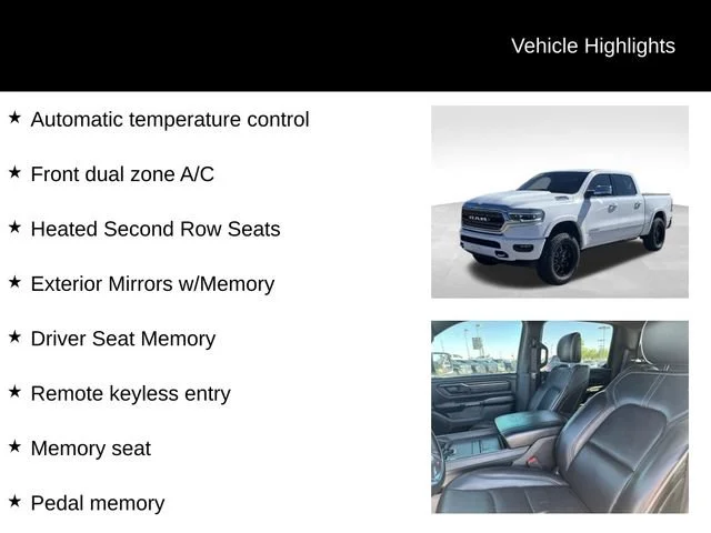 Used 2022 White Ram Limited Crew Cab 4x4 5