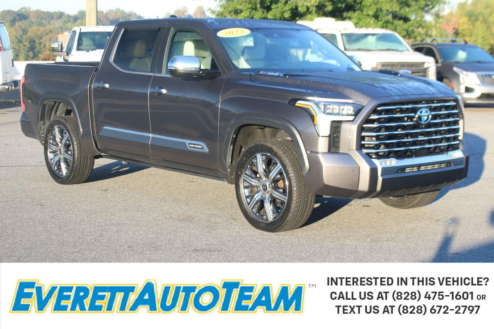 Used 2023 Gray Toyota Capstone Hybrid image 1