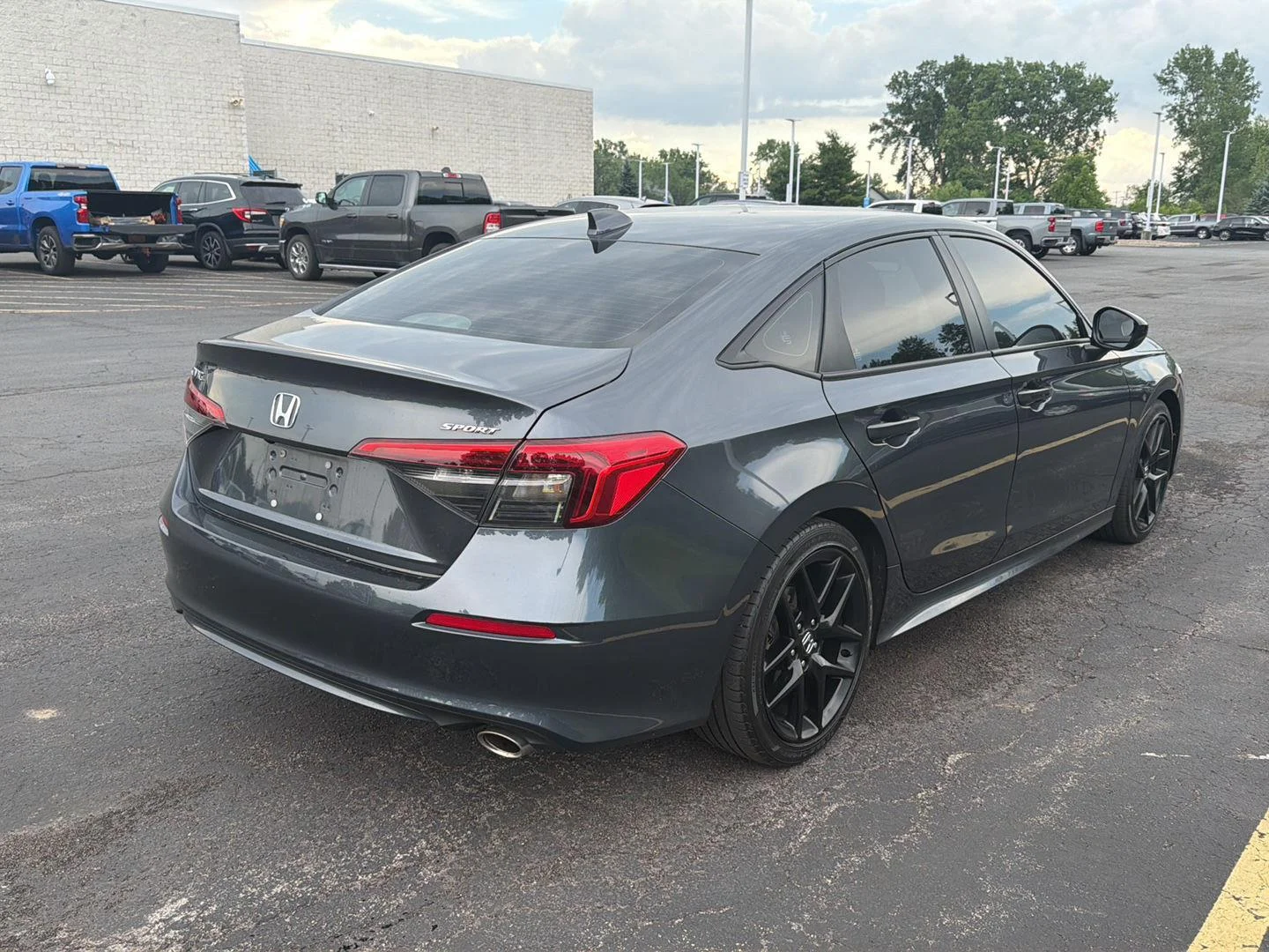 Used 2024 Meteorite Gray Metallic Honda Sport image 5