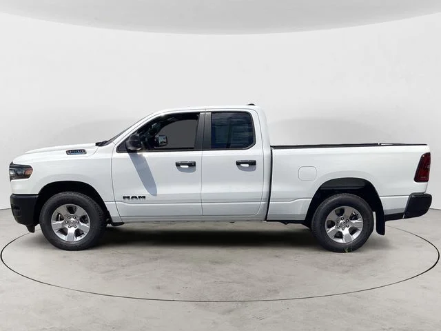 New 2026 Bright White Clearcoat Ram TRADESMAN QUAD CAB 4X4 6