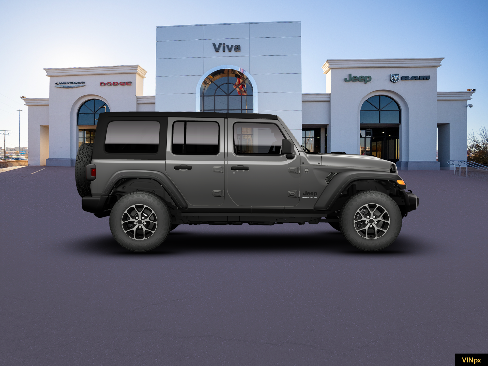 New 2026 Granite Crystal Metallic Clear-Coat Exterior Paint Jeep Sport S image 7