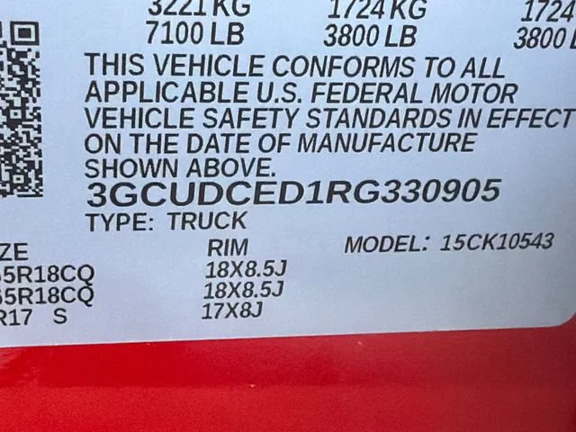 Used 2024 Red Hot Chevrolet Custom Trail Boss image 29
