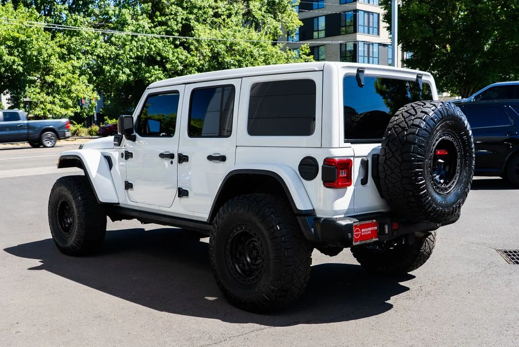 Used 2023 White Jeep Rubicon 4xe image 4