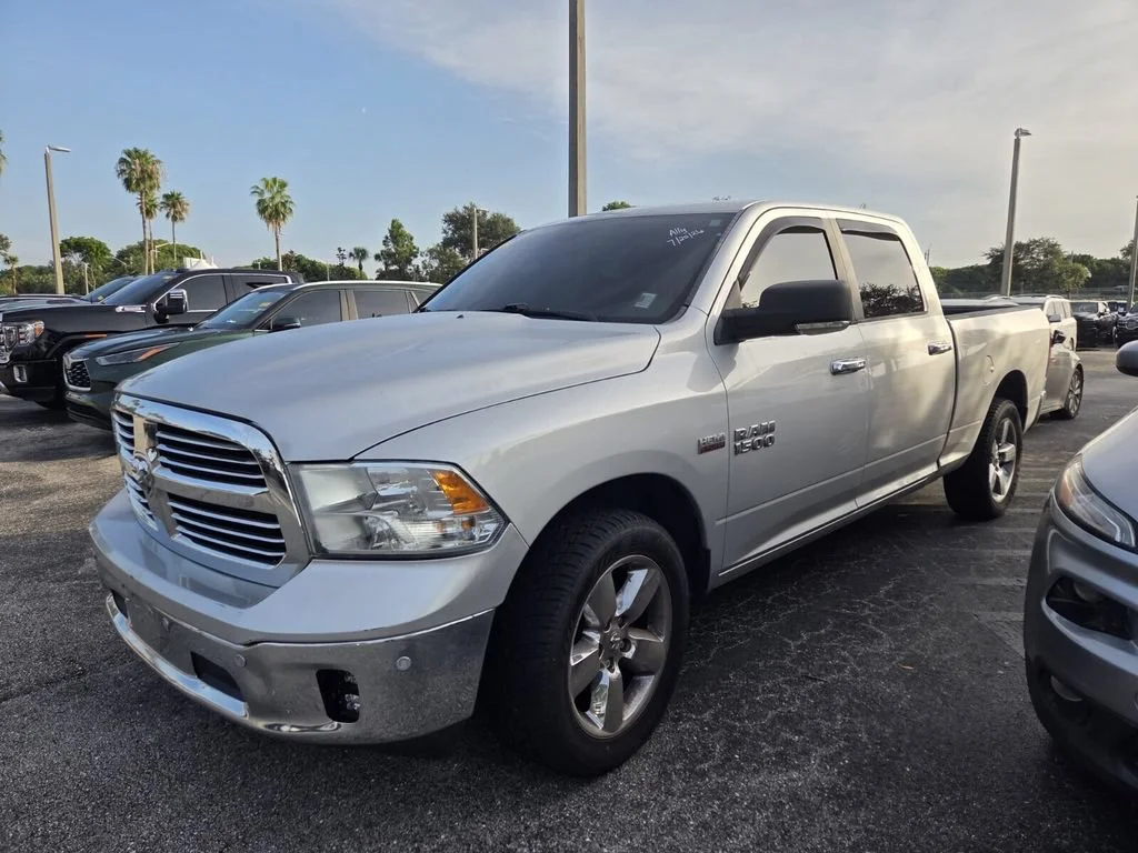 Used 2017 Bright Silver Metallic Clearcoat Ram Big Horn image 3