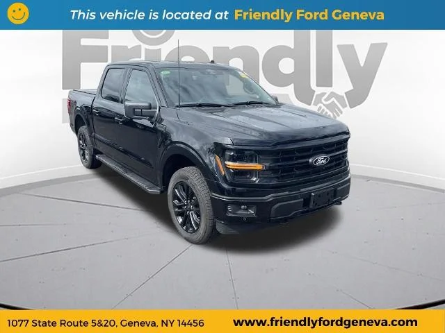 Used 2025 Agate Black Metallic Ford XLT image 3