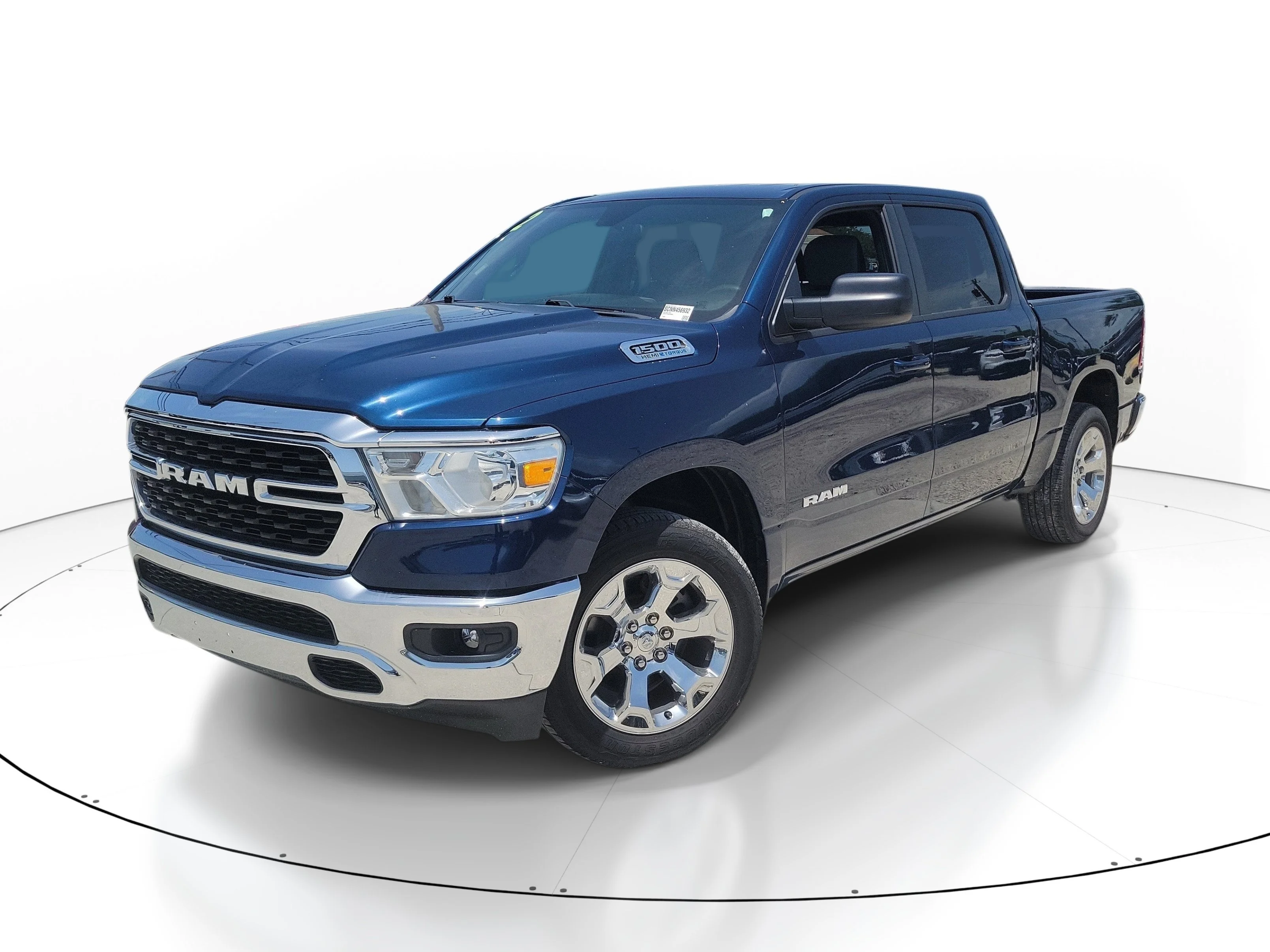 Used 2022 Patriot Blue Pearlcoat Ram Big Horn image 11